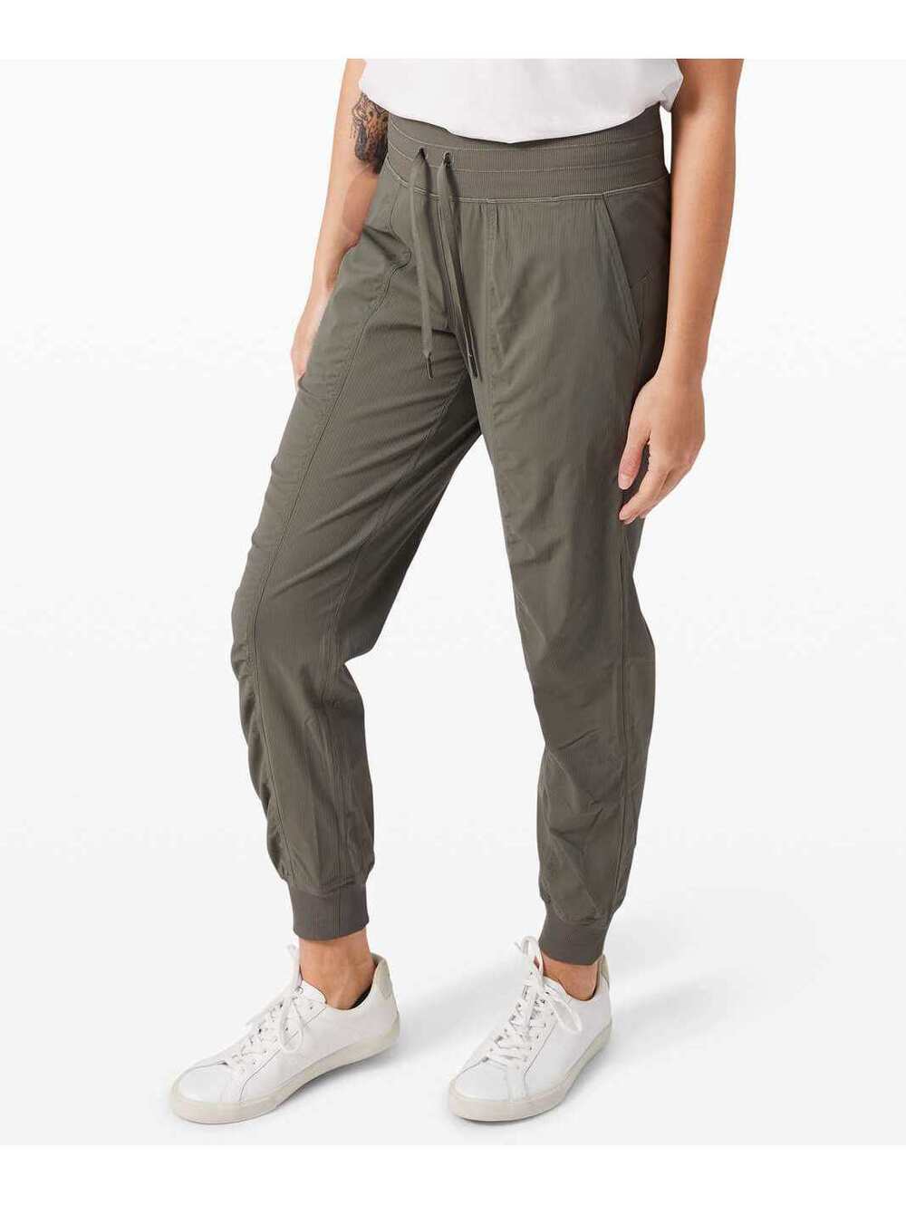 Lululemon Dance Studio Jogger Women’s Size 8 Grey Sage Cinch Waist Pants